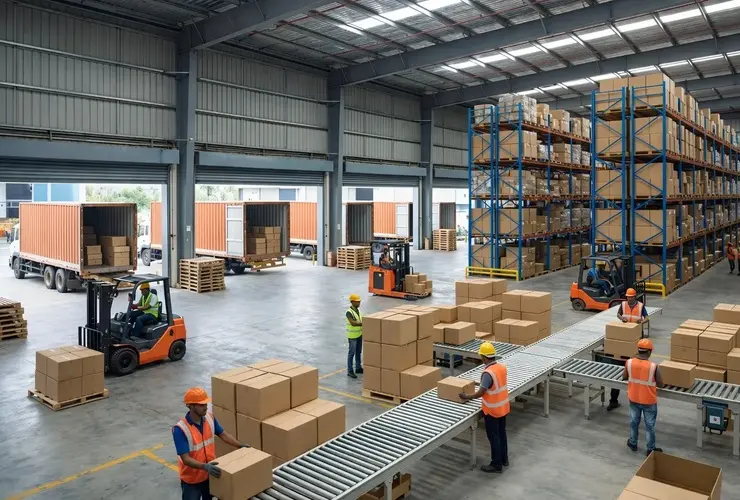 3PL and 4PL logistics operations managing warehousing and distribution