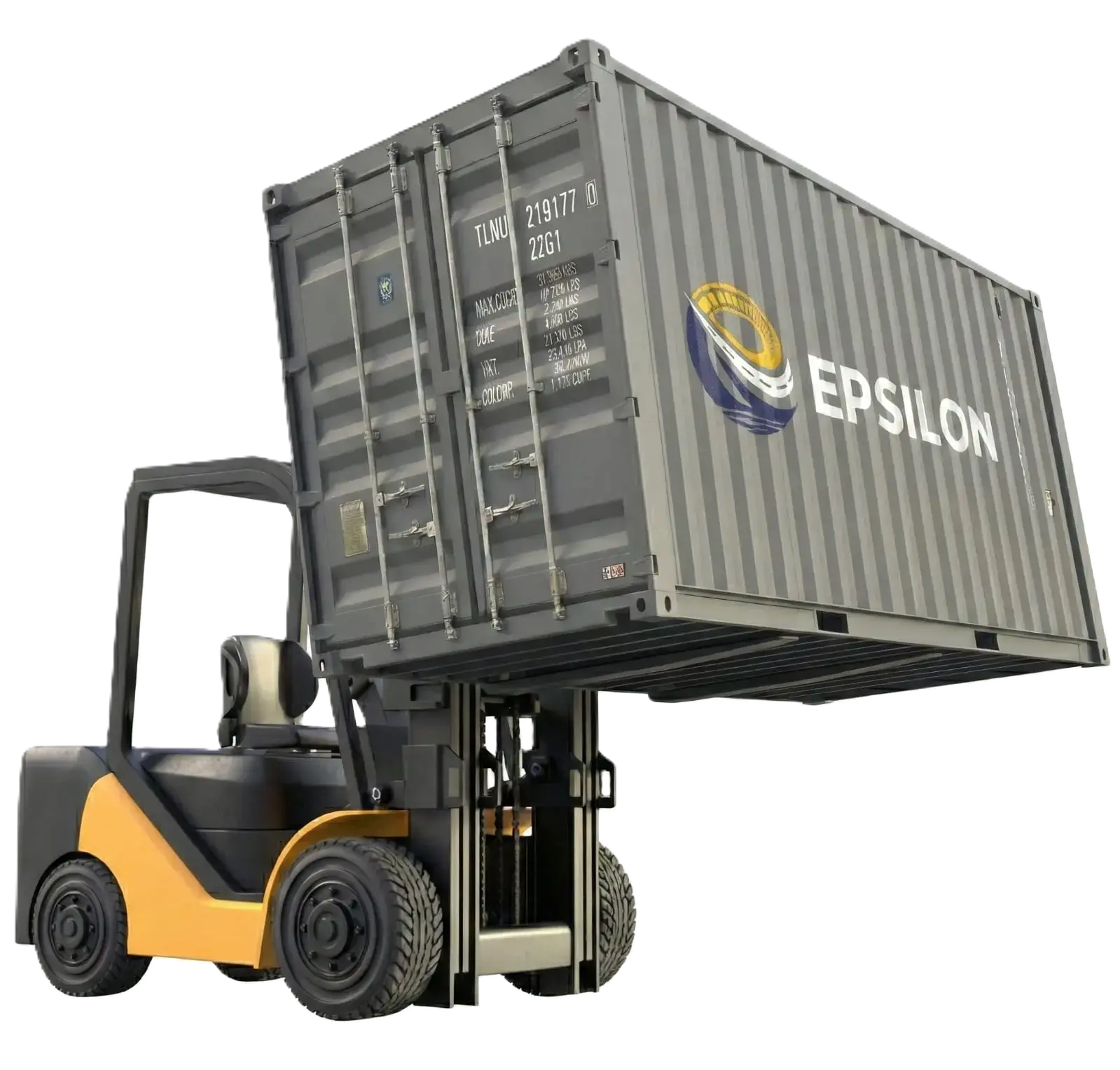 Container truck used for containerised road transport